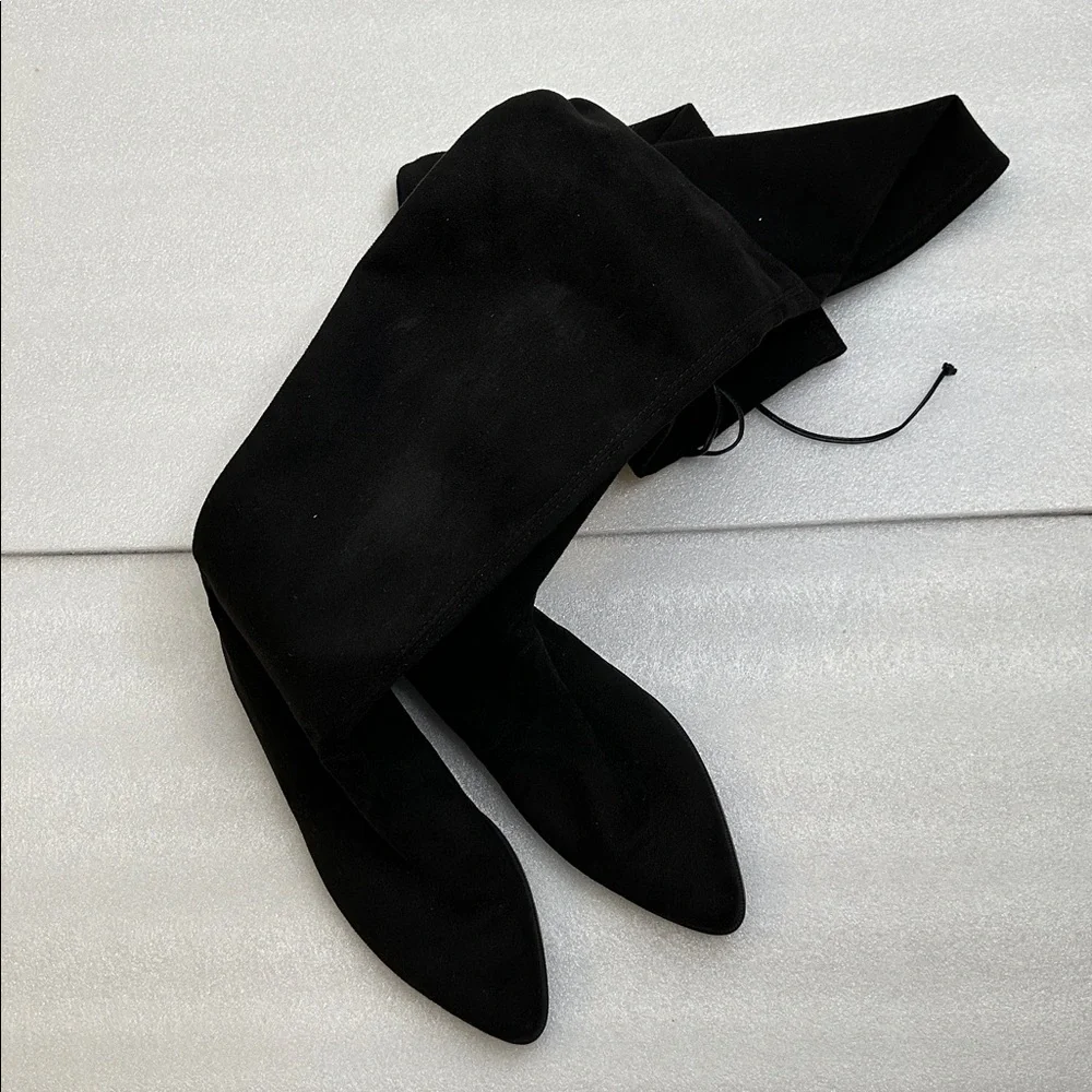 Stuart Weitzman Black Over-the-Knee thigh high Boots size 10 comfy